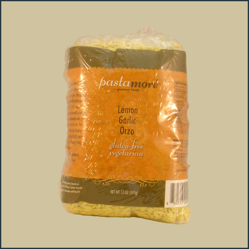 Nan's Gourmet Foods Buy Gluten Free Pasta Pastamore Lemon Garlic Orzo